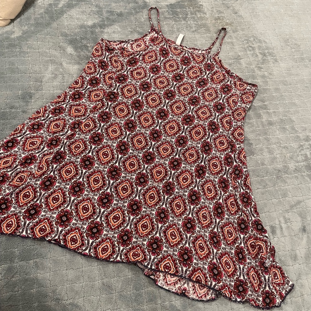 Mini patterned dress